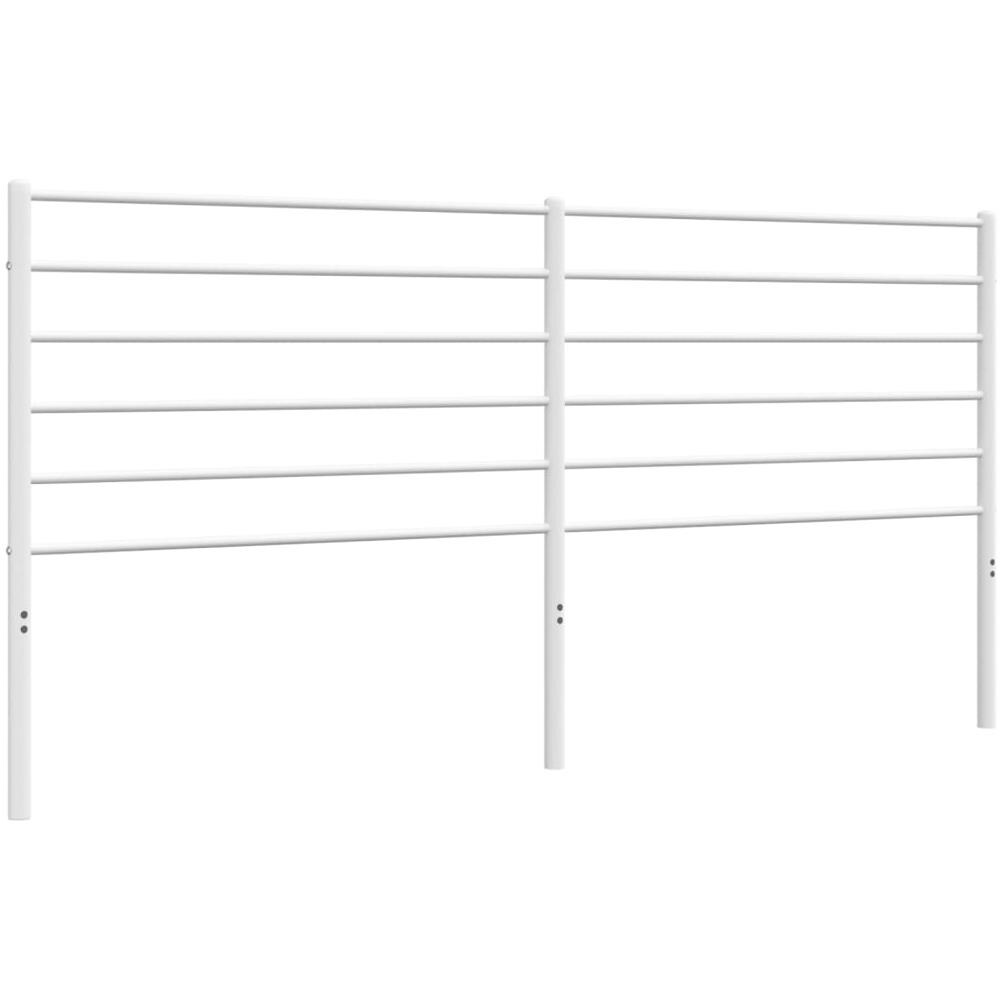 Testiera In Metallo Bianco 180 Cm - Foto 2