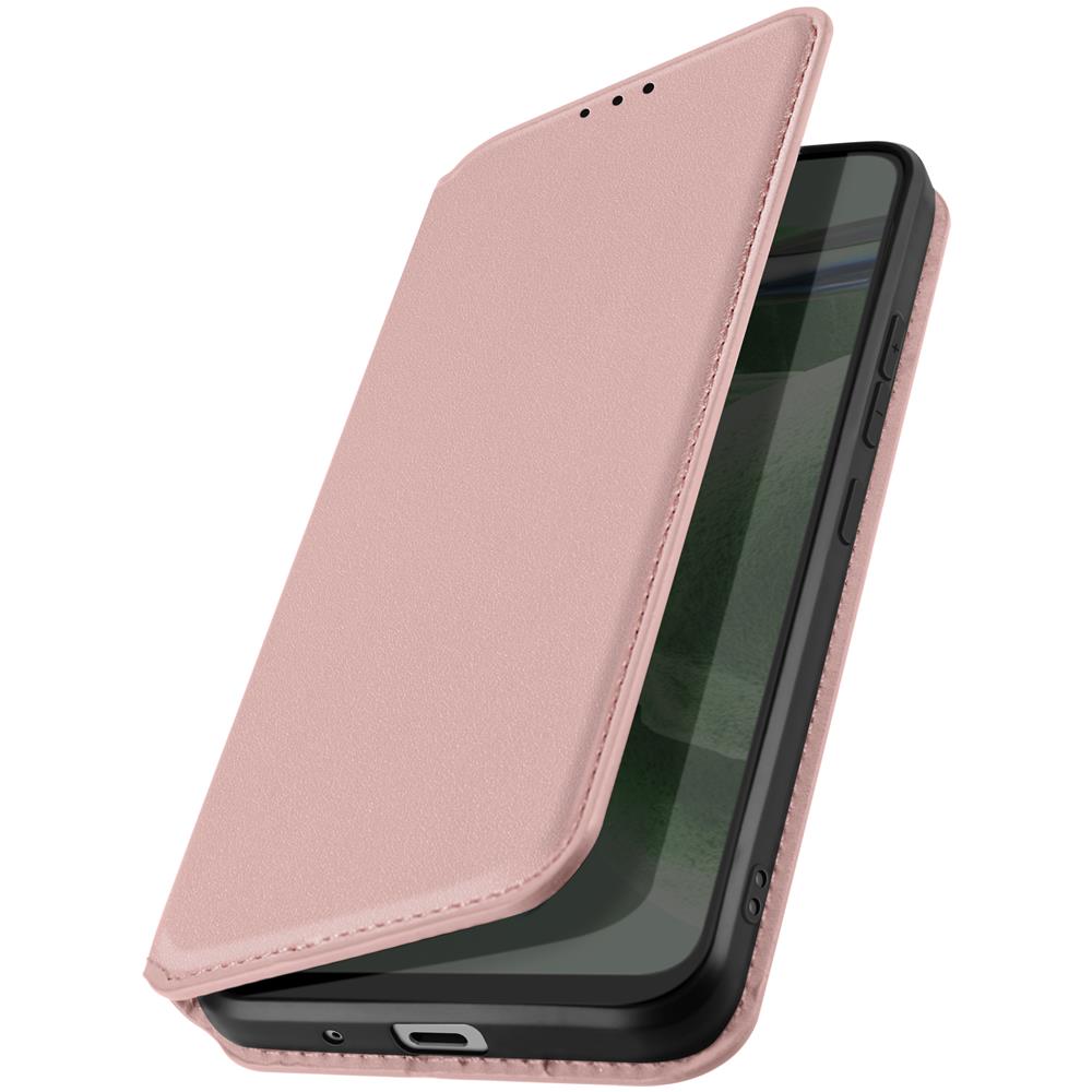 Custodia Per Xiaomi Mi Mix 2 Copertina Portacarte Supporto Magnetica Rosa - Foto 1