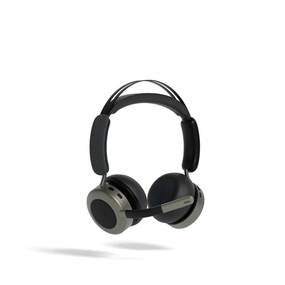 TEVOS Auricolare Con Cavo e Senza Cavo Casco Ufficio USB Tipo-C Bluetooth Nero, Grigio - Foto 1