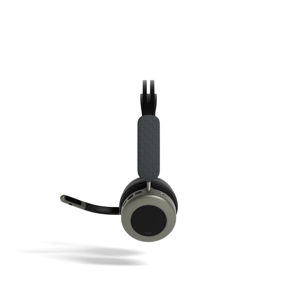 TEVOS Auricolare Con Cavo e Senza Cavo Casco Ufficio USB Tipo-C Bluetooth Nero, Grigio - Foto 6