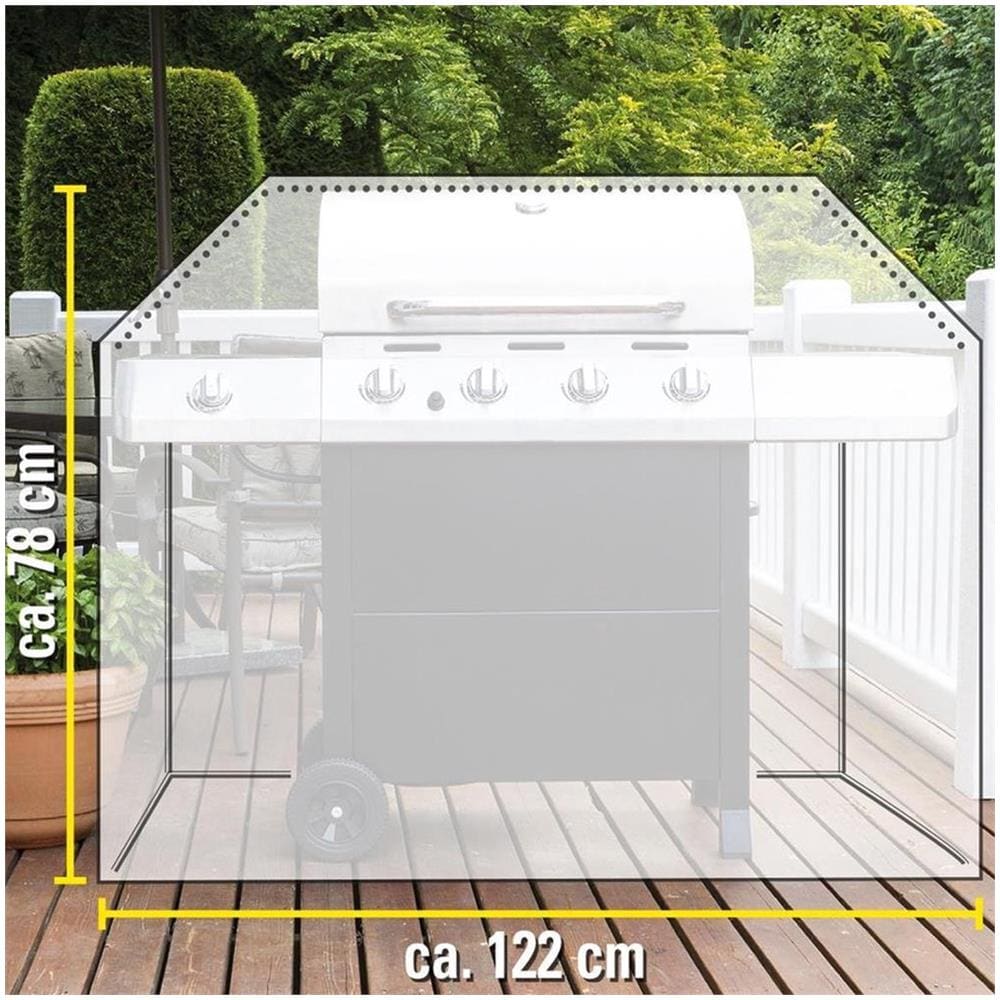 Copertura Protettiva per Barbecue Resistente Agenti Atmosferici 112 x 71 x 76 cm - Foto 2