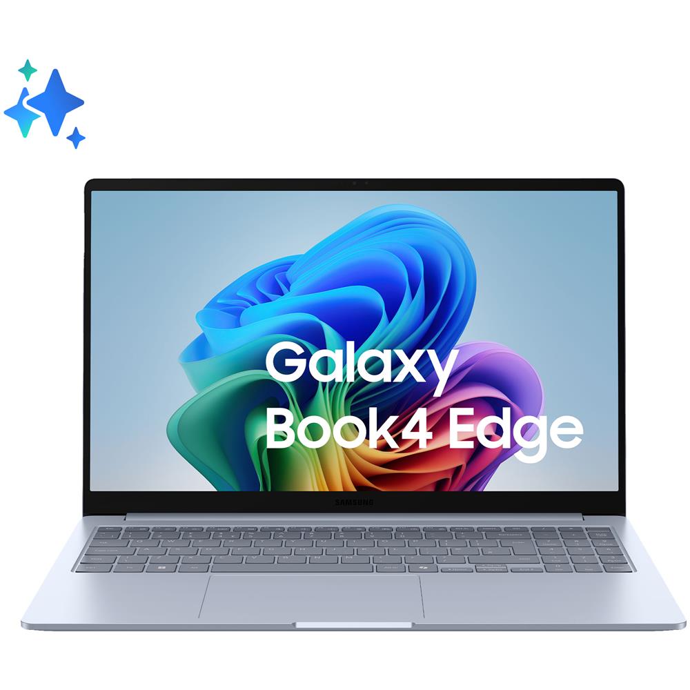 Notebook Galaxy Book4 Edge NP750XQA-KB1IT Monitor 15,6" Full HD Snapdragon X Plus (X1P) X1-P42-100 Ram 16 GB 256 GB eUFS 1xUSB 3.2 Windows 11 - Foto 1
