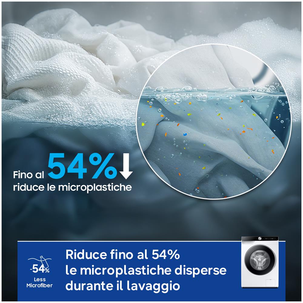 WW90DG6G94LKU3 Lavatrice 9 Kg Classe A 1400 Giri AI Ecobubble QuickDrive Wi-Fi - Foto 12