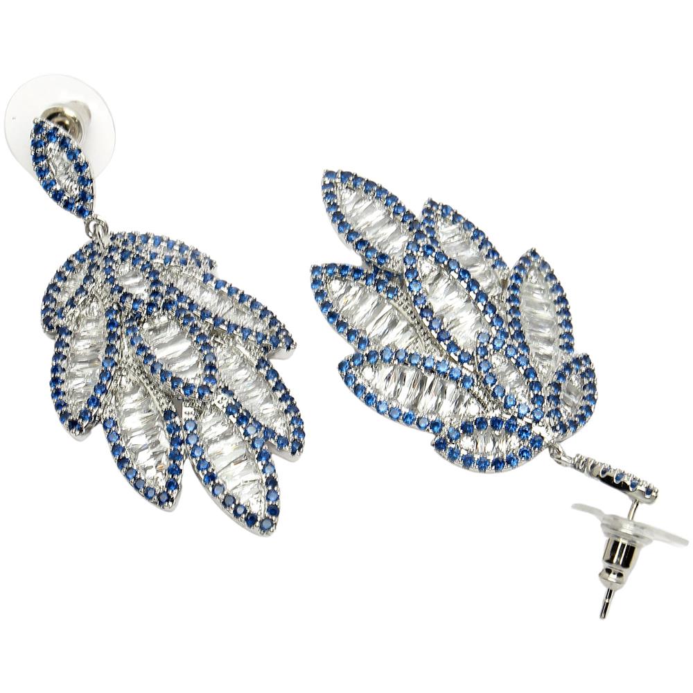 Collezione Diva Orecchini Pendenti a Foglia di Salice - Foto 2