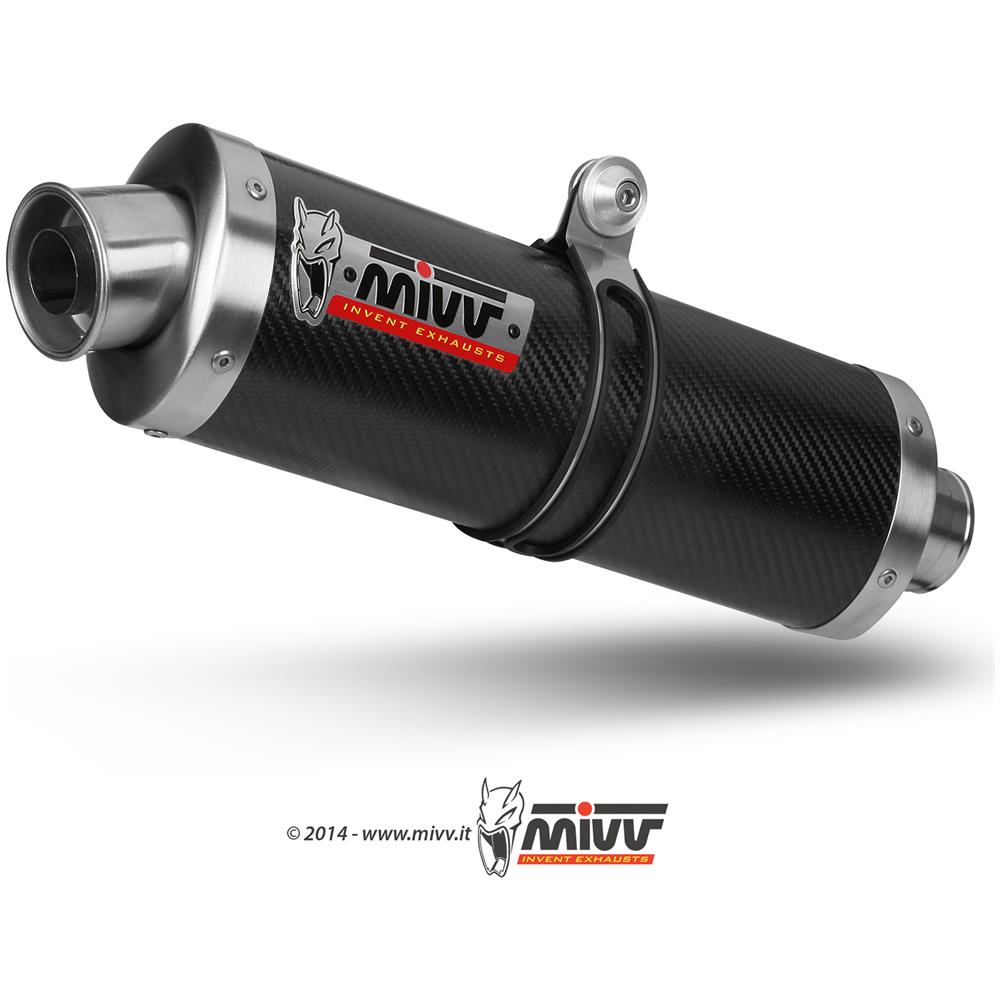 Silenziatore Y. 023. l3 Oval Carbonio Yamaha Fz1 / Fz1 Fazer 2006 > 2016 - Foto 1