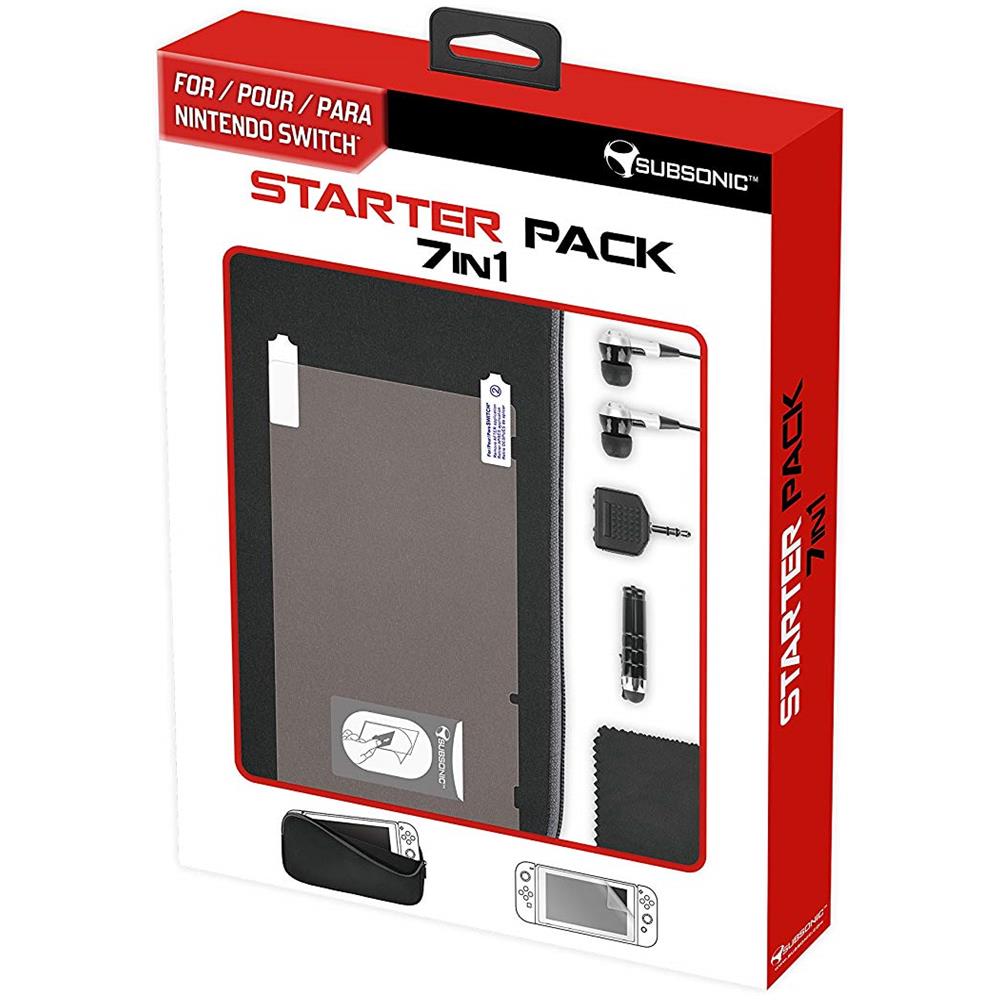 -Kit di accessori 7 in 1 per Nintendo Switch - con Custodia de Transporte e Protezione dello Schermo - Foto 1