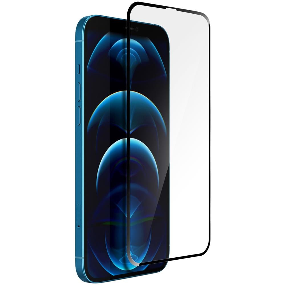 Pellicola Iphone 12 Pro Max Vetro Temperato 9h Ricurvo 5d Full Cover Bordi Neri - Foto 1