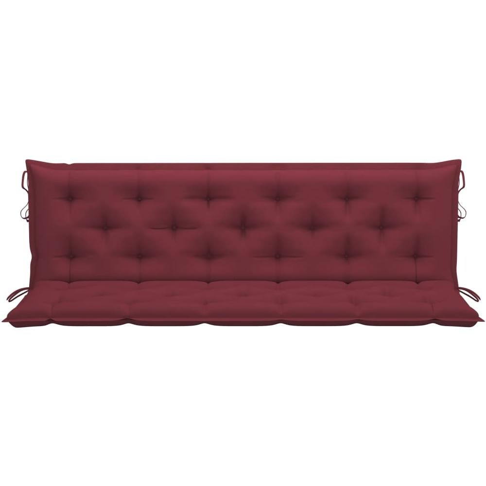 Cuscino per Panca Rosso Vino 180x (50+50) x7 cm in Tessuto Oxford - Foto 2