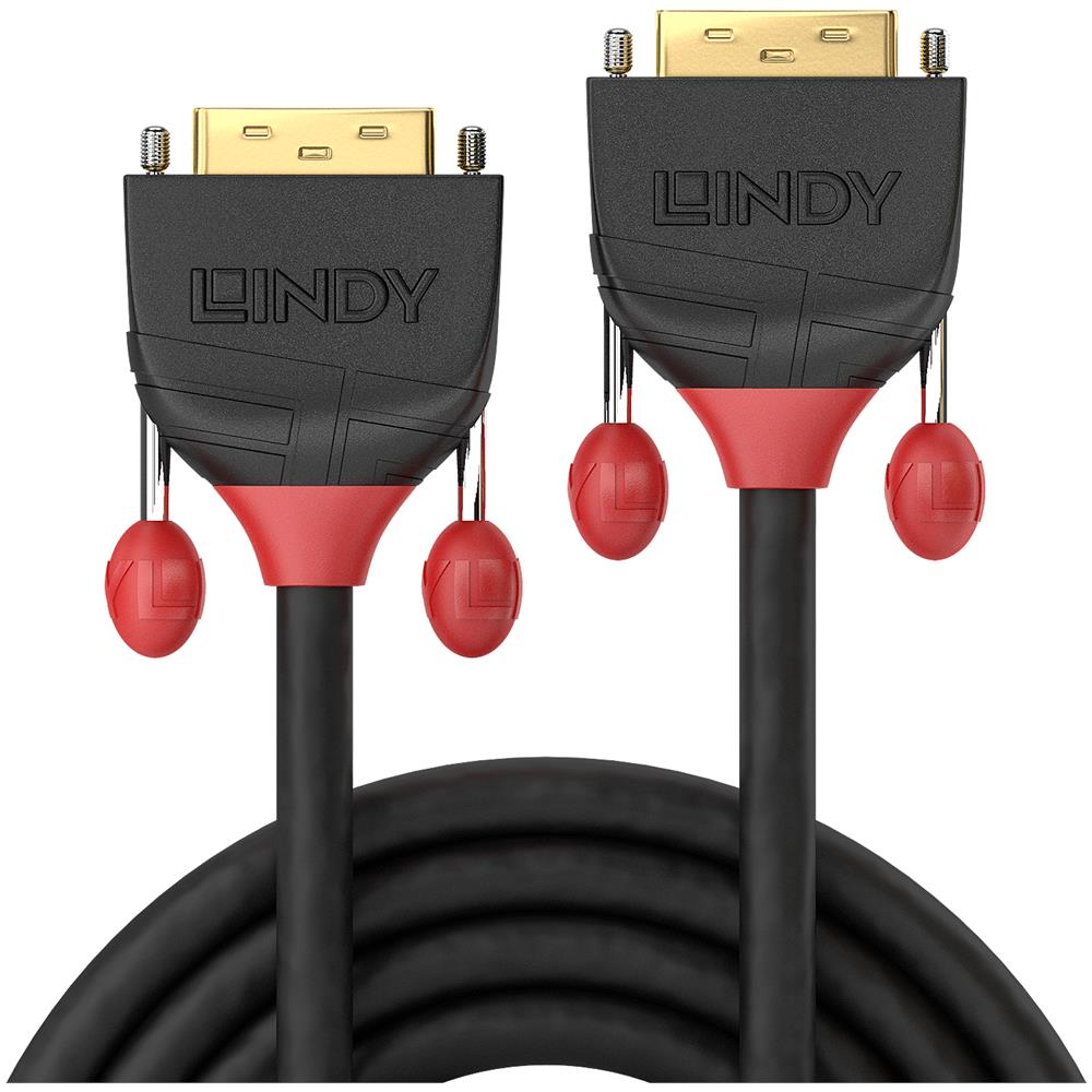 36251 1m DVI-D DVI-D Nero, Rosso cavo DVI - Foto 2