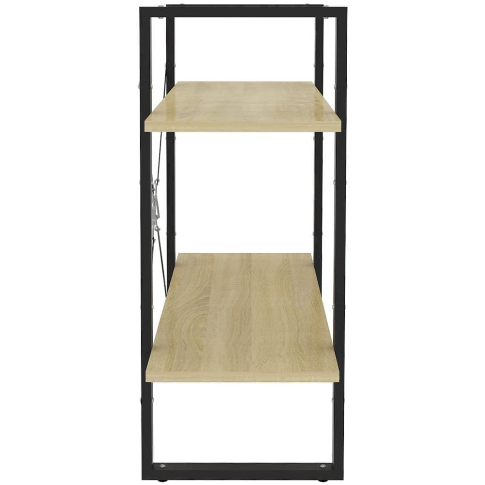 Libreria 2 Ripiani Rovere Sonoma 80x30x70 cm Legno Multistrato - Foto 7