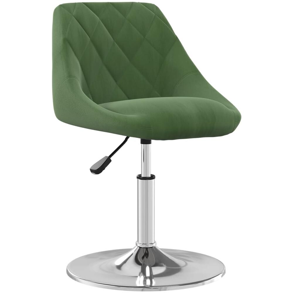 Sedie Da Pranzo Girevoli 4 Pz Verde Scuro In Velluto - Foto 2