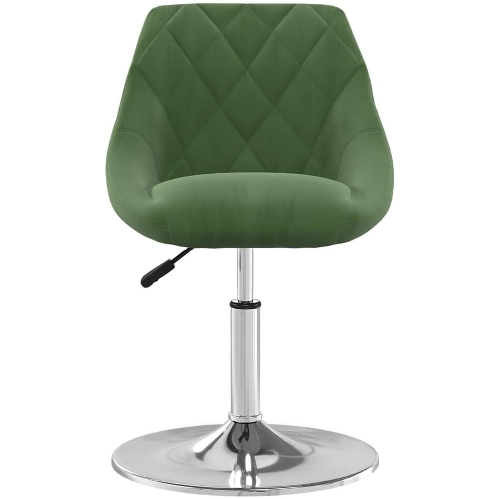 Sedie Da Pranzo Girevoli 4 Pz Verde Scuro In Velluto - Foto 3