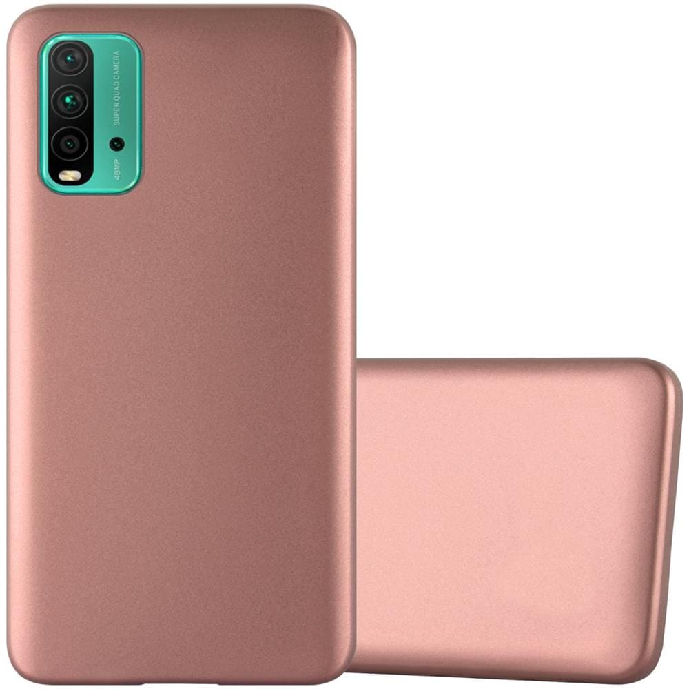 Custodia Compatibile Con Xiaomi Redmi 9t / Poco M3 In Oro Rosa Metallico - Coperchio Protettivo In Silicone Tpu Flessibile - Foto 1