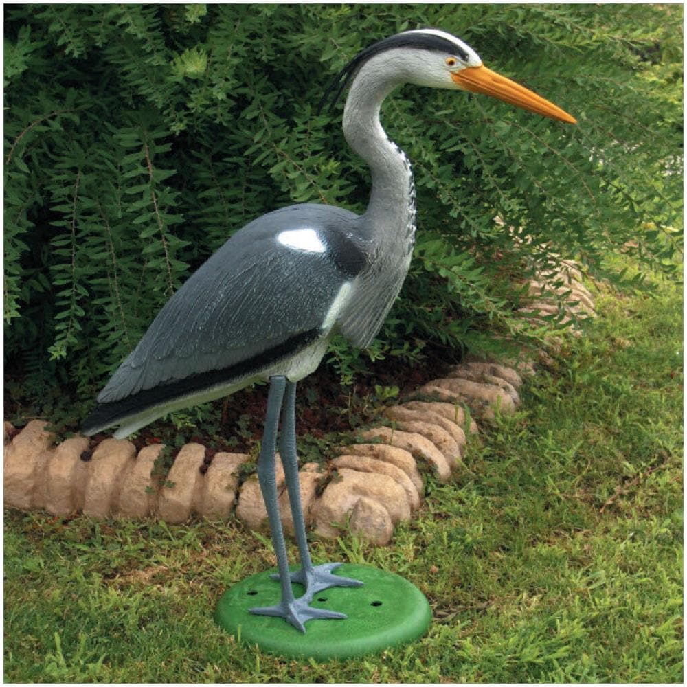 Airone Decorazione In Resina Per Laghetti E Giardini Altezza 75 Cm - Foto 1