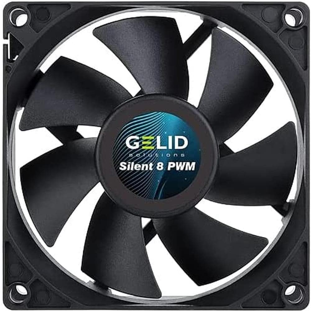 FN-PX08-21 sistema di raffreddamento per computer Case per computer Ventilatore 8 cm Nero 1 pz - Foto 1