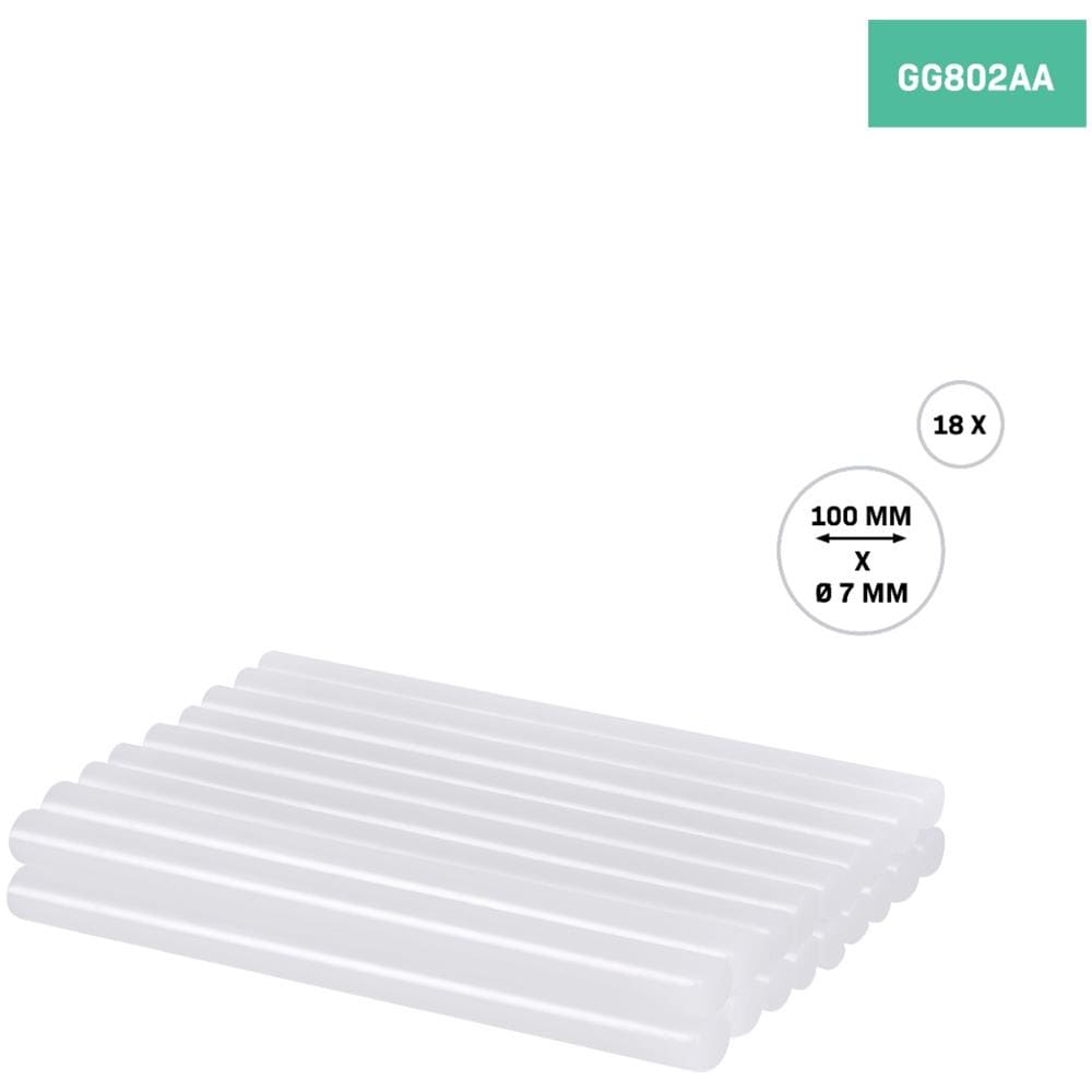 Stick Di Colla Ø7x100mm-18 Pezzi.per Pistola Colla A Caldo Gg502dc - Foto 2