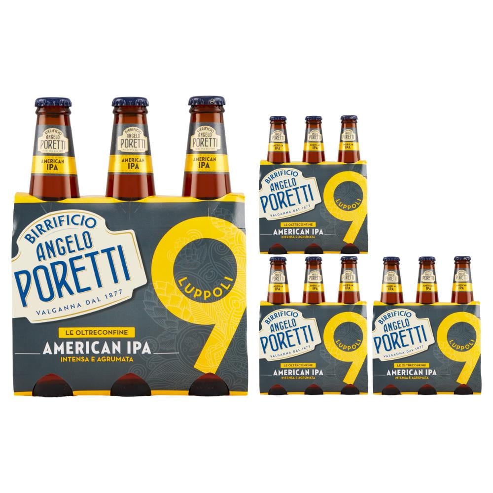 Birra 9 Luppoli American Ipa 12 Bottiglie Da 33 Cl - Foto 1