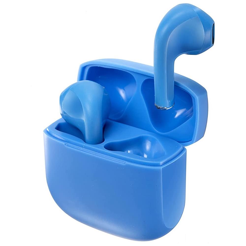 Swag Auricolari True Wireless con Custodia di Ricarica Colore Azzurro - Foto 2