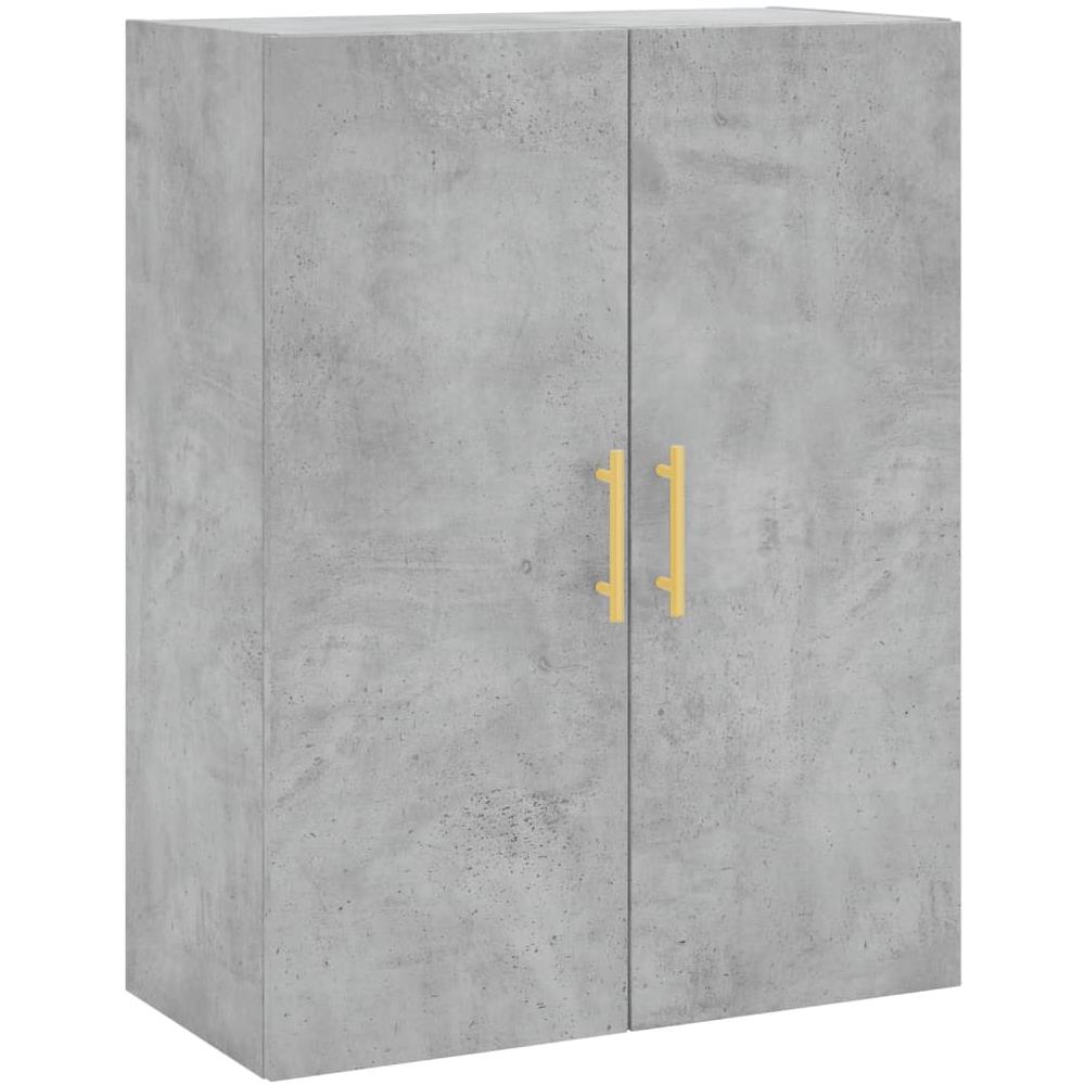 Mobile A Parete Grigio Cemento 69,5x34x90 Cm - Foto 2