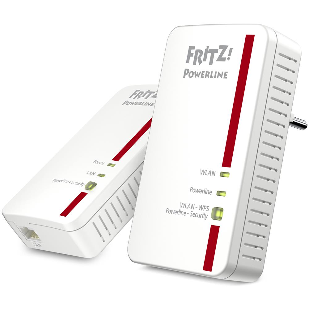 FRITZ!Powerline 1240E WLAN Set 1200 Mbit /s Collegamento ethernet LAN Wi-Fi Bianco 1 pz - Foto 1
