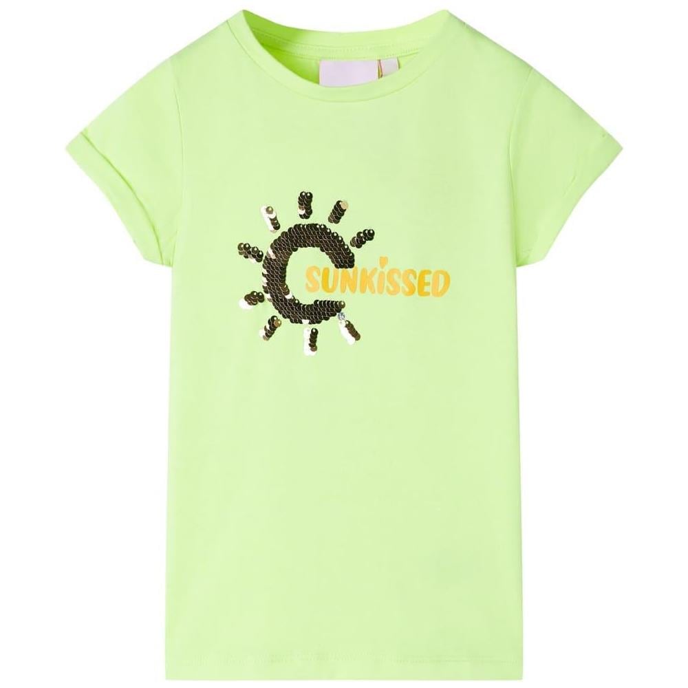 Maglietta per Bambini Giallo Neon 140 - Foto 1