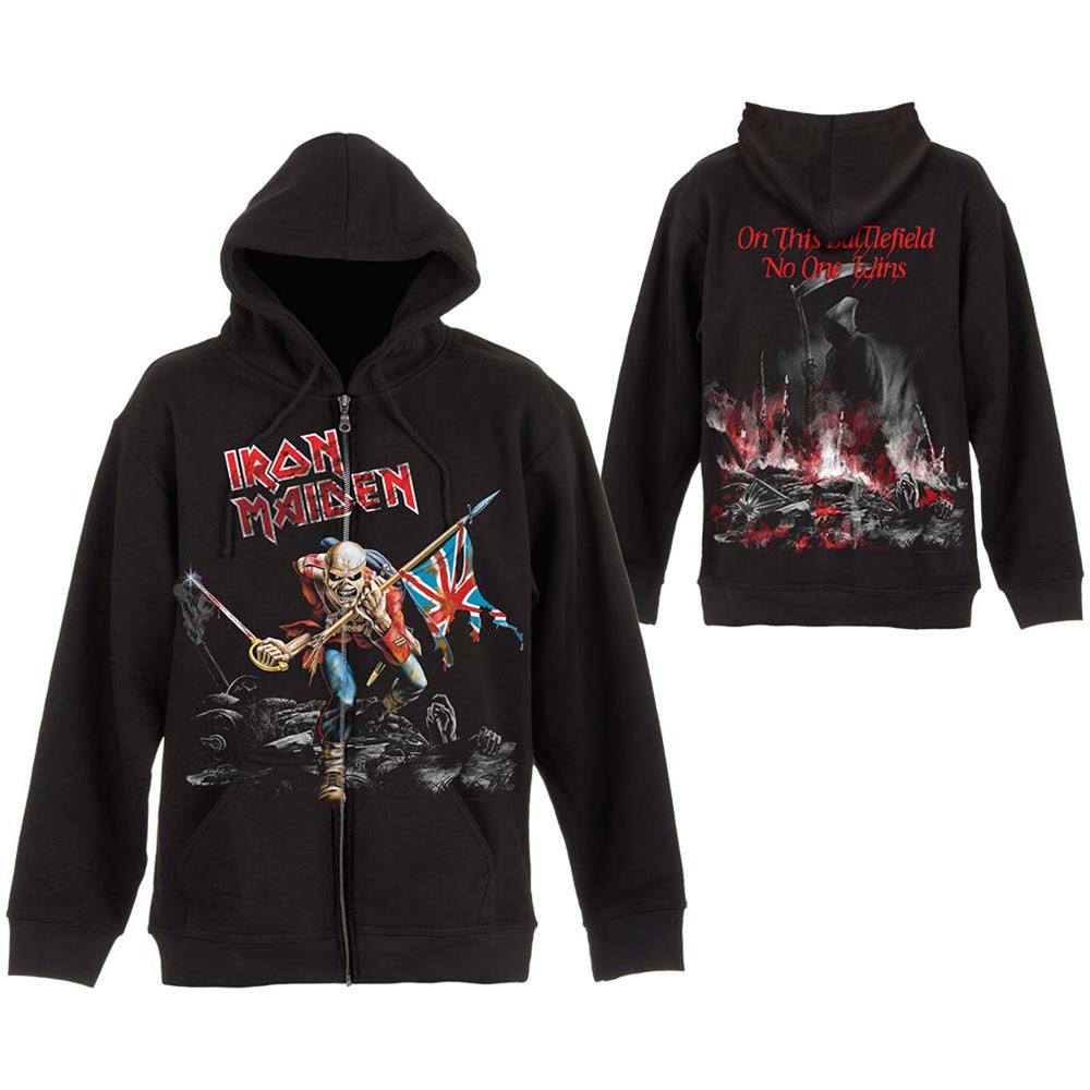 Iron Maiden - Scuffed Trooper (Felpa Con Cappuccio Tg. M)  - Foto 1