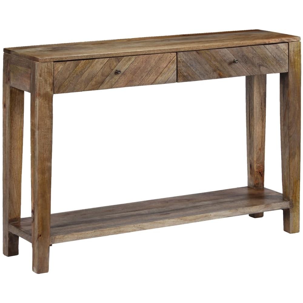 Tavolo Consolle In Legno Massello Di Mango 118x30x80 Cm - Foto 1