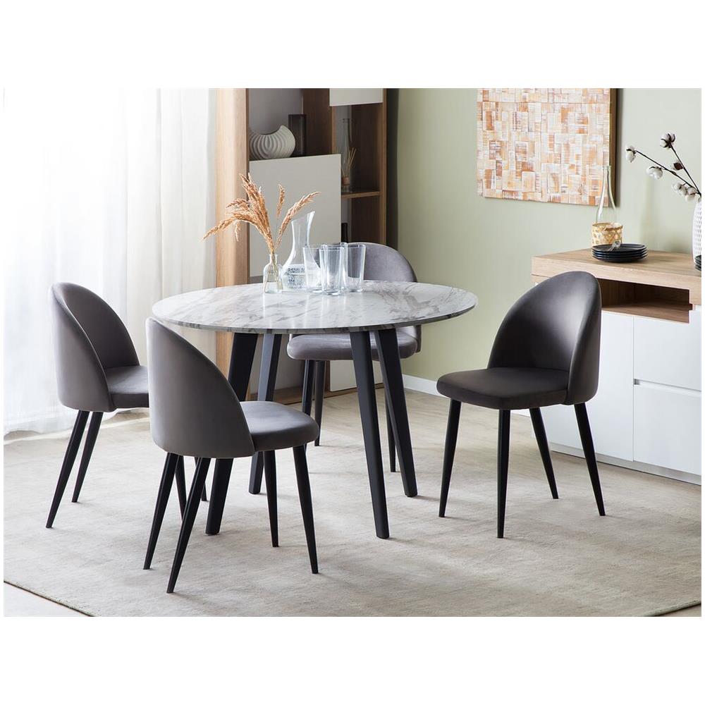 Tavolo Da Pranzo Mosby Marmo 110 Cm 110 Cm - Foto 1