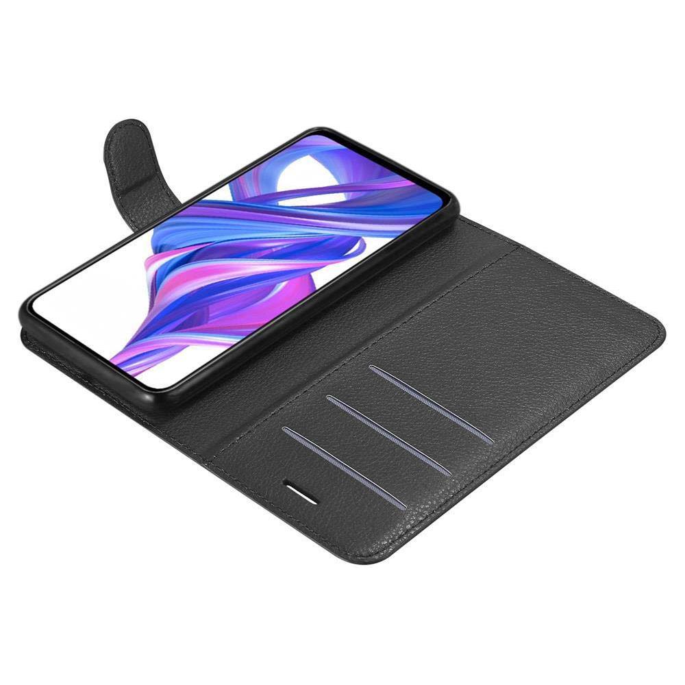 Custodia Compatibile Con Honor 9x Pro In Nero Carbone - Coperchio Protettiva Con Chiusura Magnetica, Funzione Stand E Tasca Per Le Carte - Foto 8