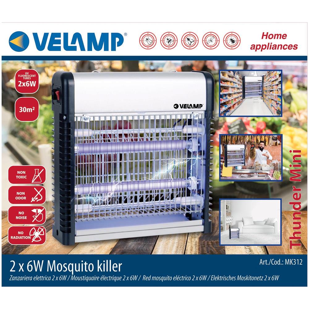 Zanzariera Elettrica Professionale. 2 Tubi Uv Da 6w - Foto 2