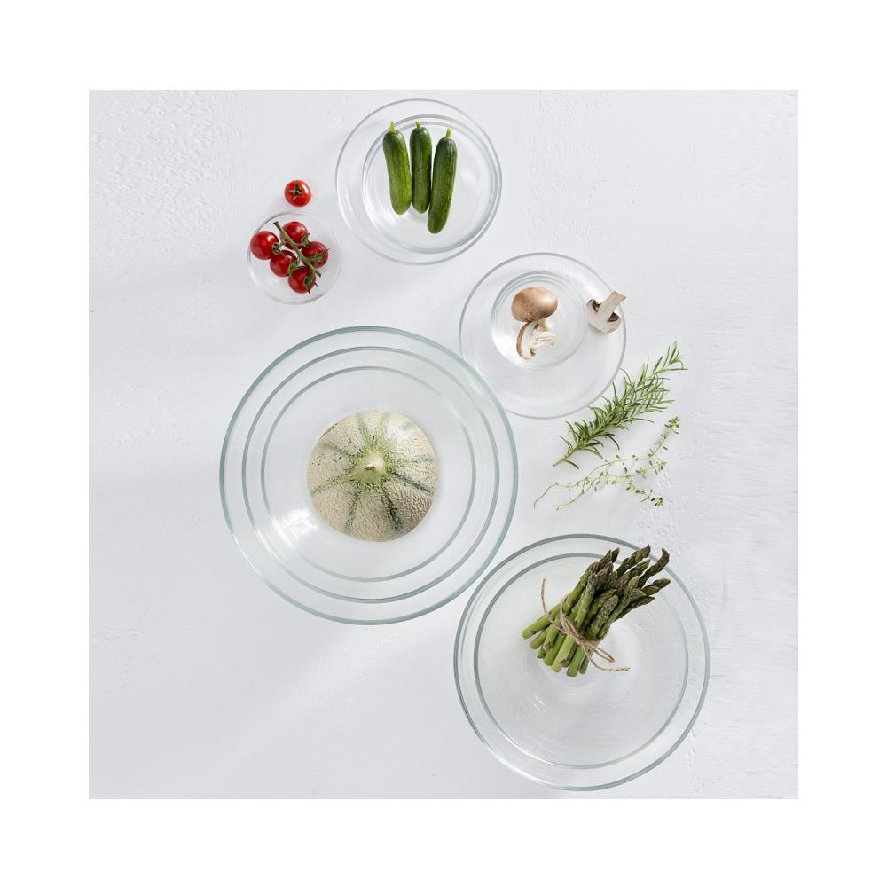 Cucina Insalatiera Rotondo Vetro Trasparente 1pezzo (i)  - Foto 2