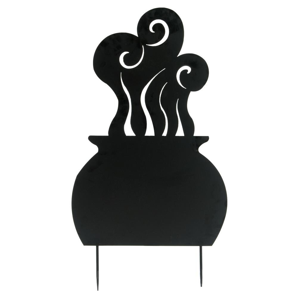 Silhouette Metal Witch Pot, 83cm - Foto 1