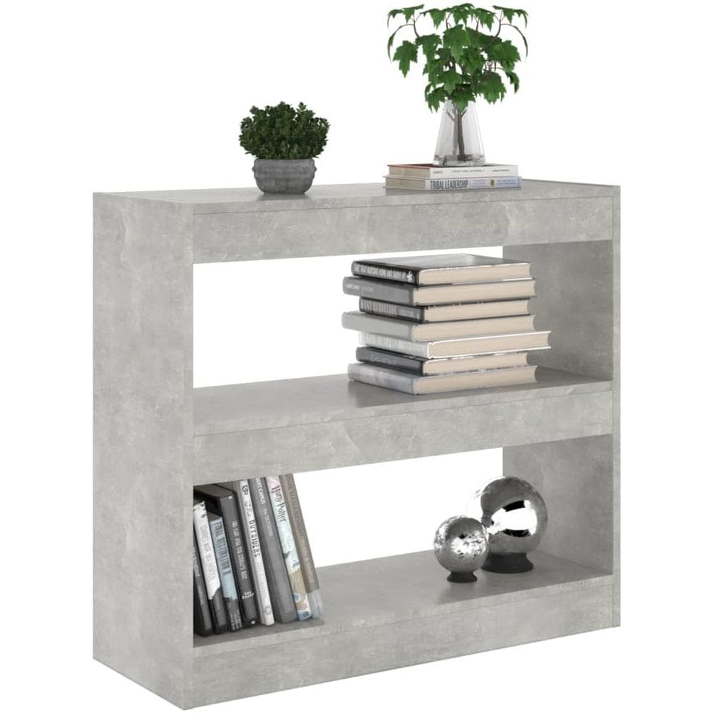 Libreria / divisorio Grigio Cemento 80x30x72 Cm - Foto 3
