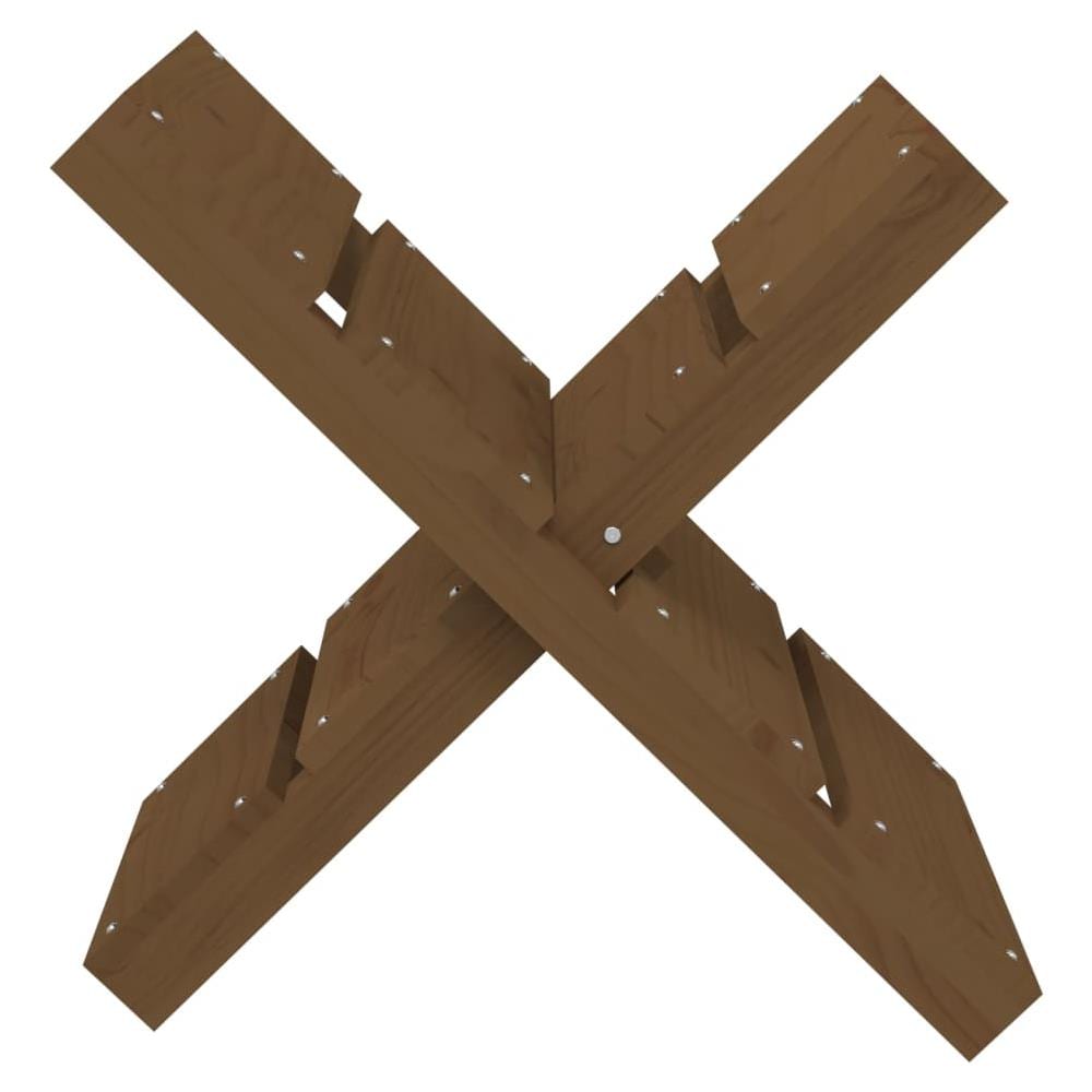 Portaceppi Miele 47x39,5x48 cm in Legno Massello di Pino - Foto 7