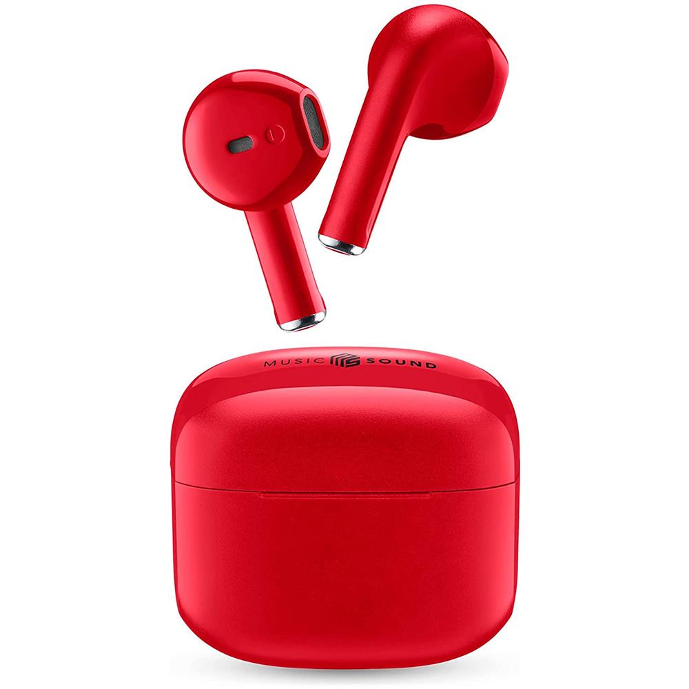 Swag Auricolari True Wireless con Custodia di Ricarica Colore Rosso - Foto 1