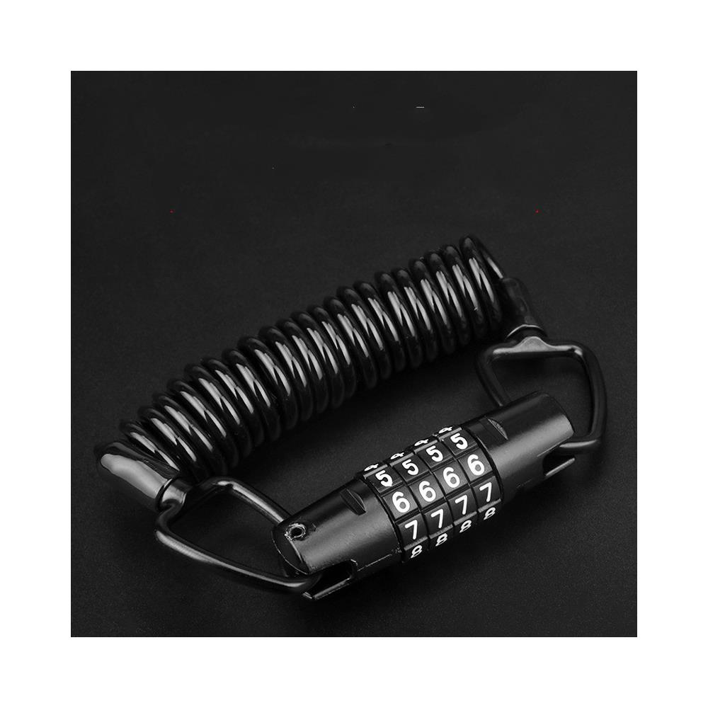 Lucchetto A 4 Cifre Per Caschi Da Moto Black - Foto 2