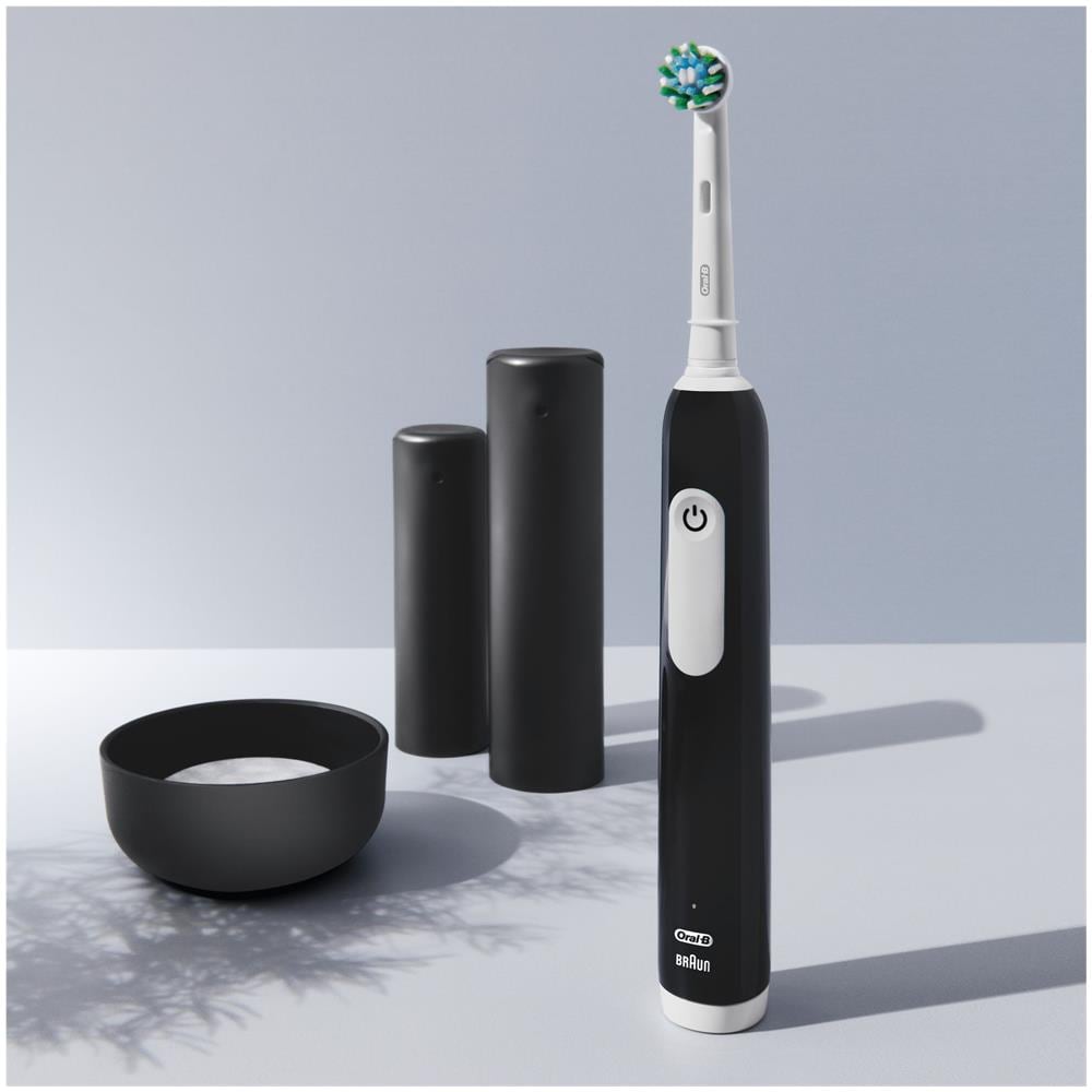 Spazzolino Elettrico Ricaricabile Series 1 con 2 Testine di Ricambio Colore Nero /Bianco - Foto 1