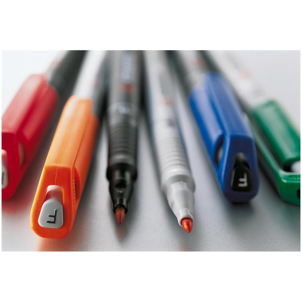 OHPen universal Cancellabile - Marcatore - Tratto Fine (0,7 mm) - Confezione da 10 - Blu - Foto 2