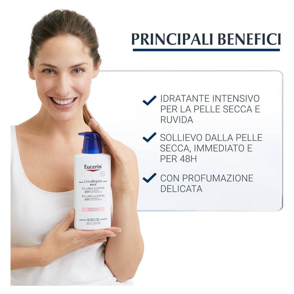 Eucerin Urearepair 5% Emulsione Idratante Profumata 400 ml - Foto 2