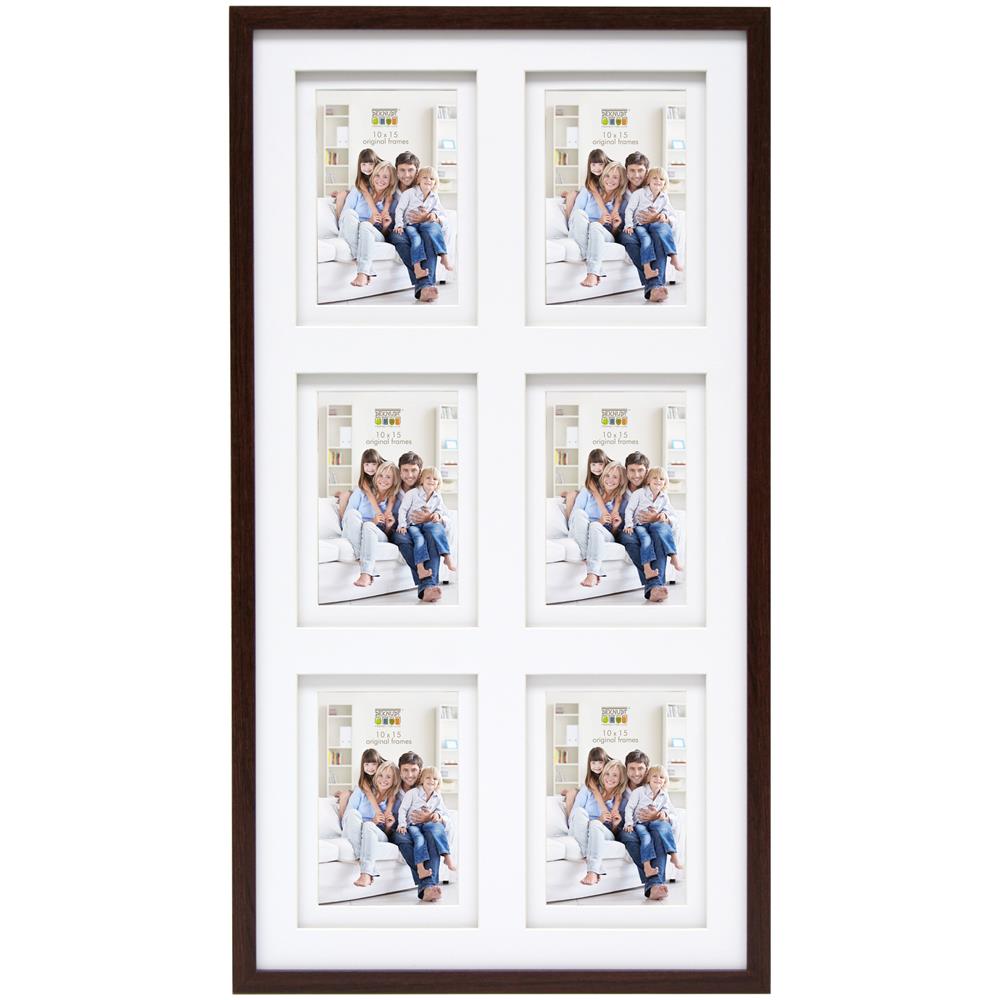 S65KQ6 6x10x15 legno marrone per 6 foto - Foto 2