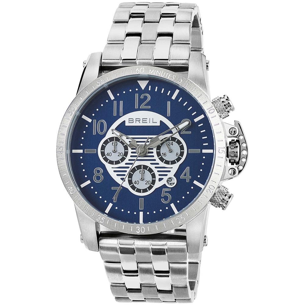 breil - Orologio Tw1503 Uomo Cronografo Quadrante Blu con Cinturino  Accaiaio - ePRICE