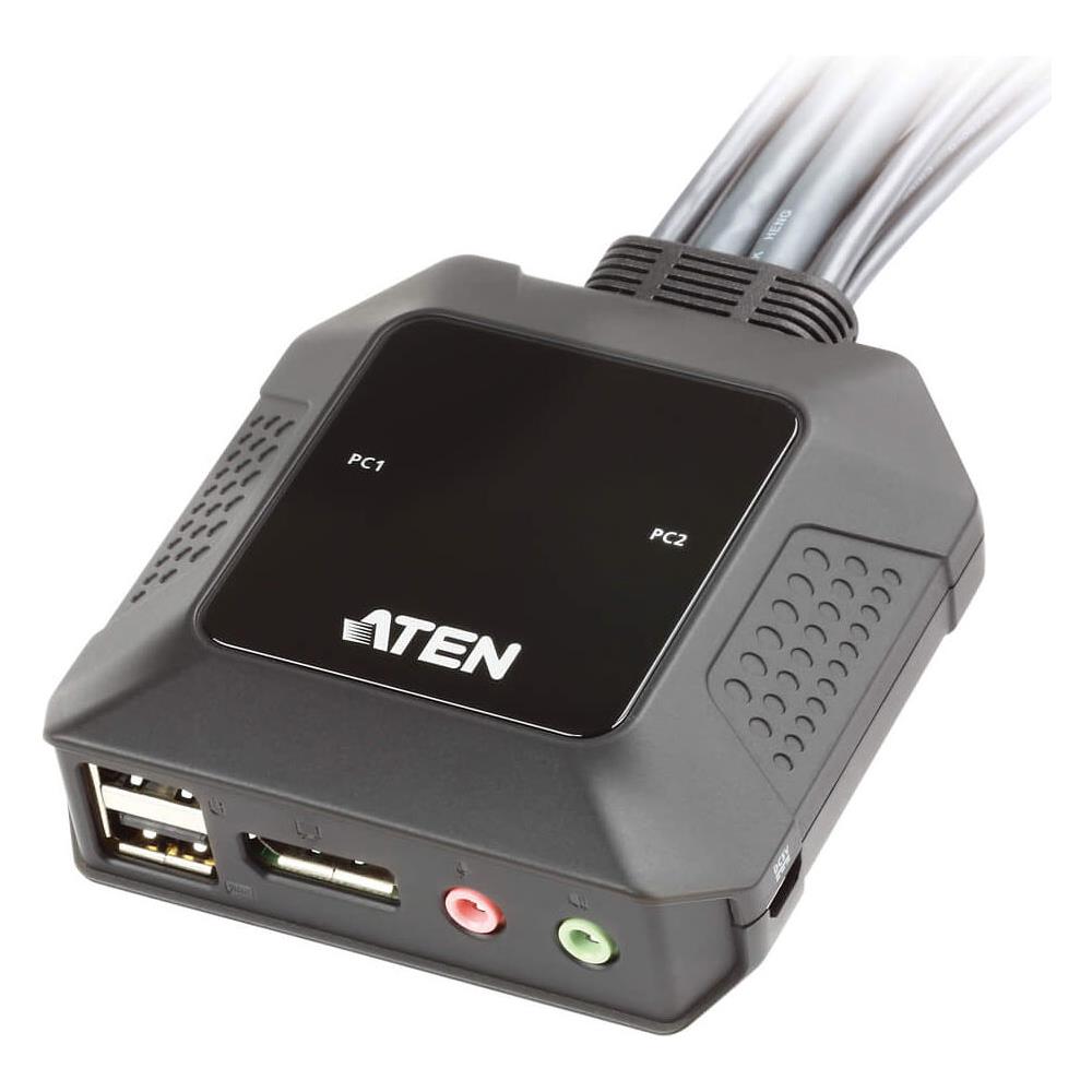 IDATA CS-22DP - Switch KVM per doppio schermo DisplayPort (ThunderBolt) 2 USB - Foto 2