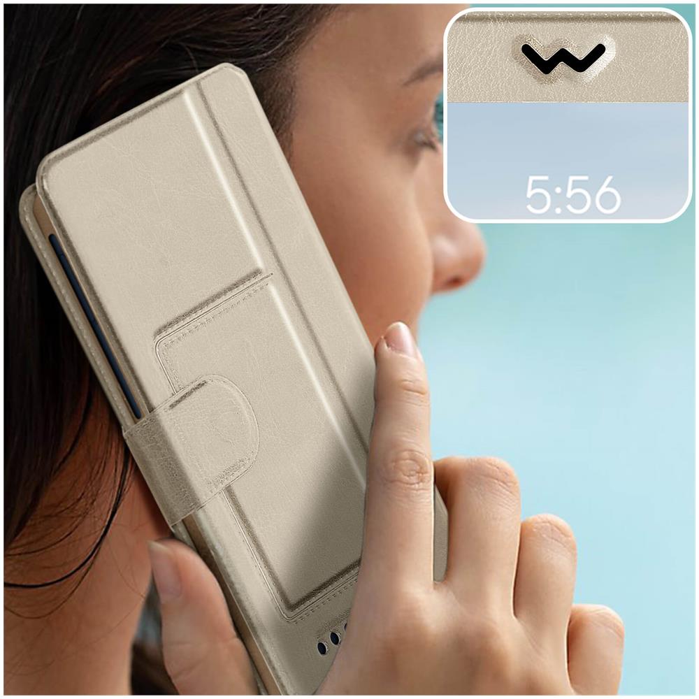 Custodia Stand Doppia Finestra Universale Taglia Xl - Oro - Foto 15