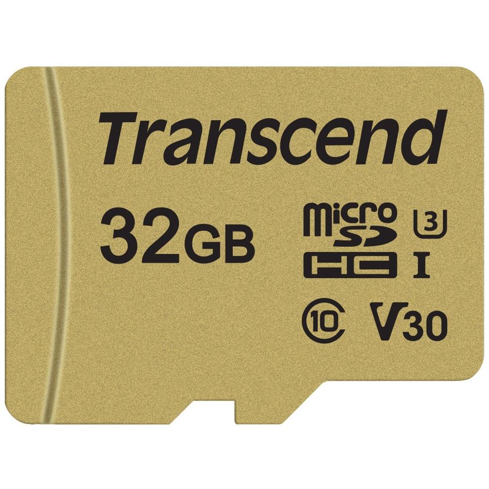 32GB microSDHC 500S Scheda di Memoria, TS32GUSD500S - Foto 1