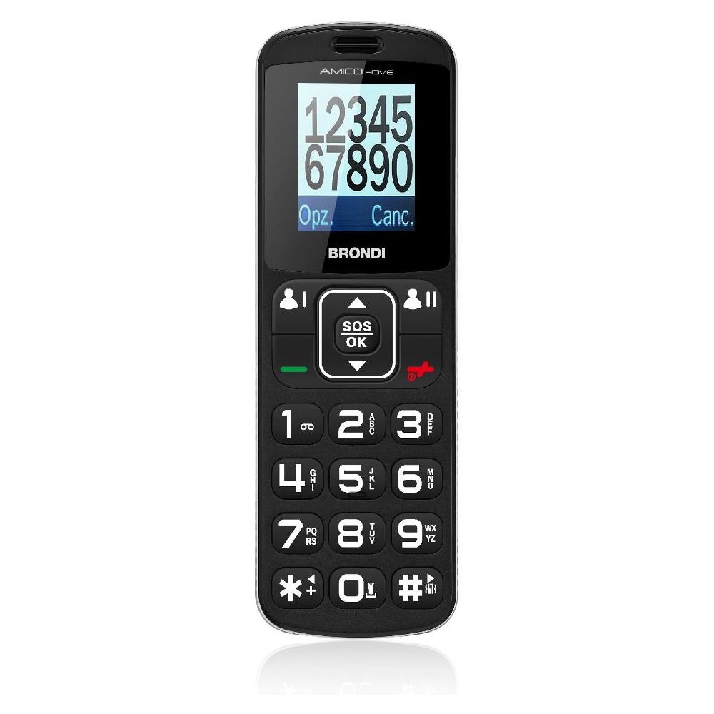 Amico Home Senior Phone Dispaly 1.77” con Tasti Grandi + Tosto SOS Bluetooth Colore Nero - Foto 2