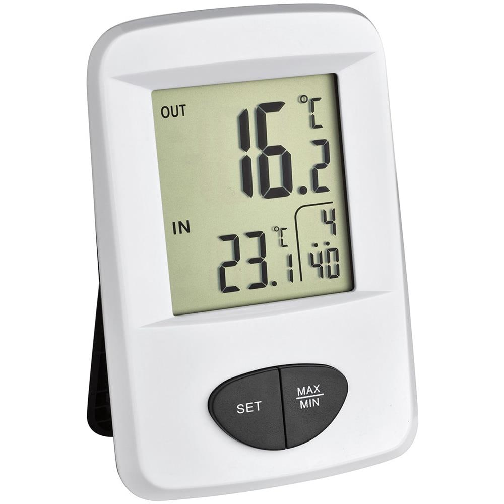 Herter Instruments-Orologio Digitale C / Termometro, Igrometro 30306102 Temporanei - Foto 1