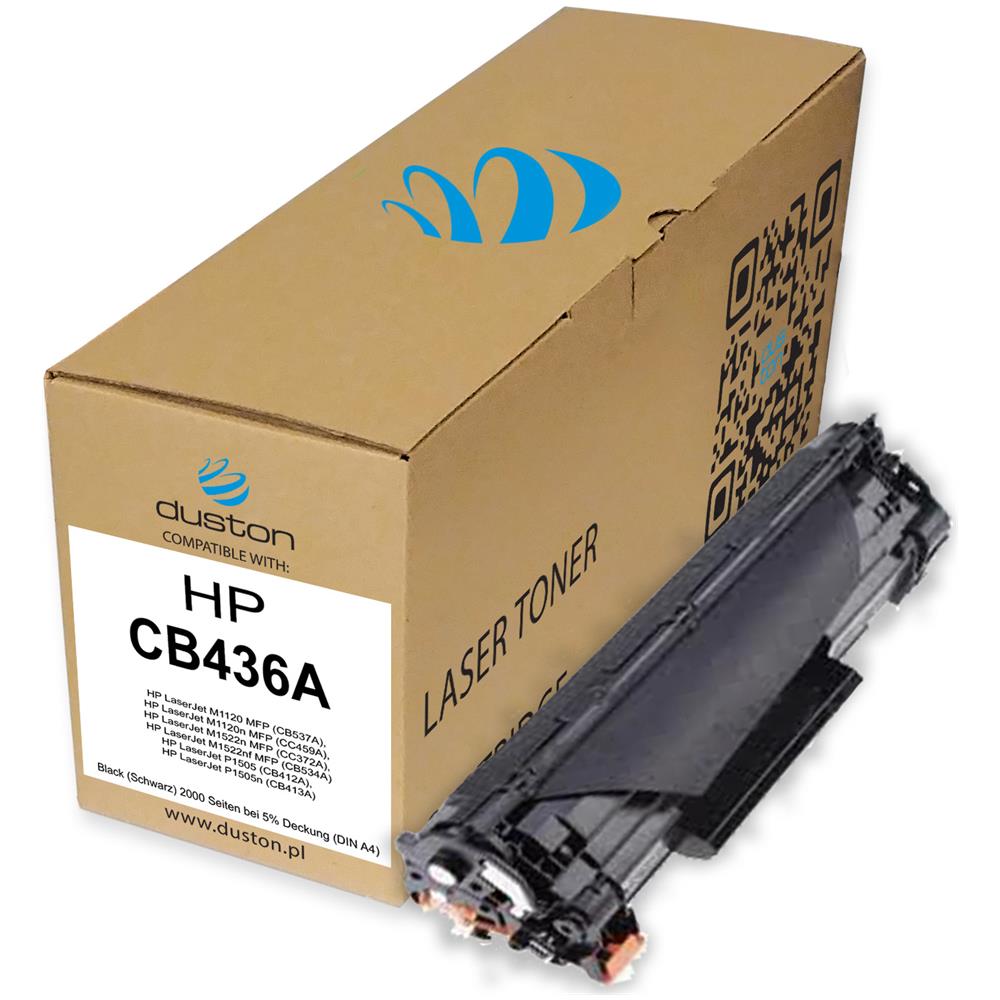 TONER - Cb436a, 36a Negro Compatible Con Hp Laserjet M1120n Mfp M1120 Mfp M1522nf Mfp P1505 P1505n - Foto 2