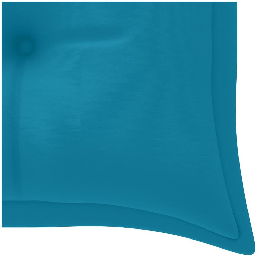 Cuscino per Panca Azzurro 150x (50+50) x7cm in Tessuto Oxford - Foto 5