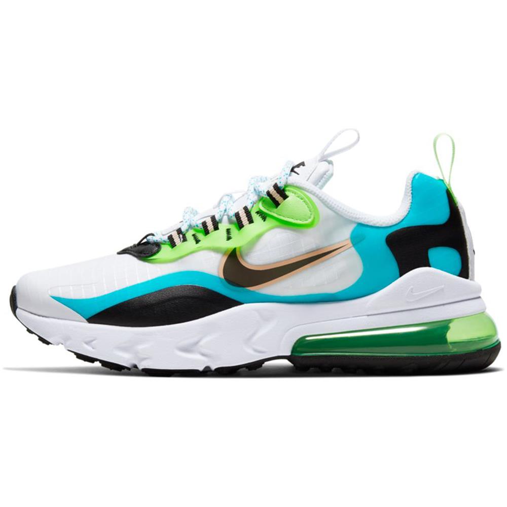 Scarpe Air Max 270 React Se (gs) Taglia 37.5 Codice Cj4060-300 Bianco - Foto 2