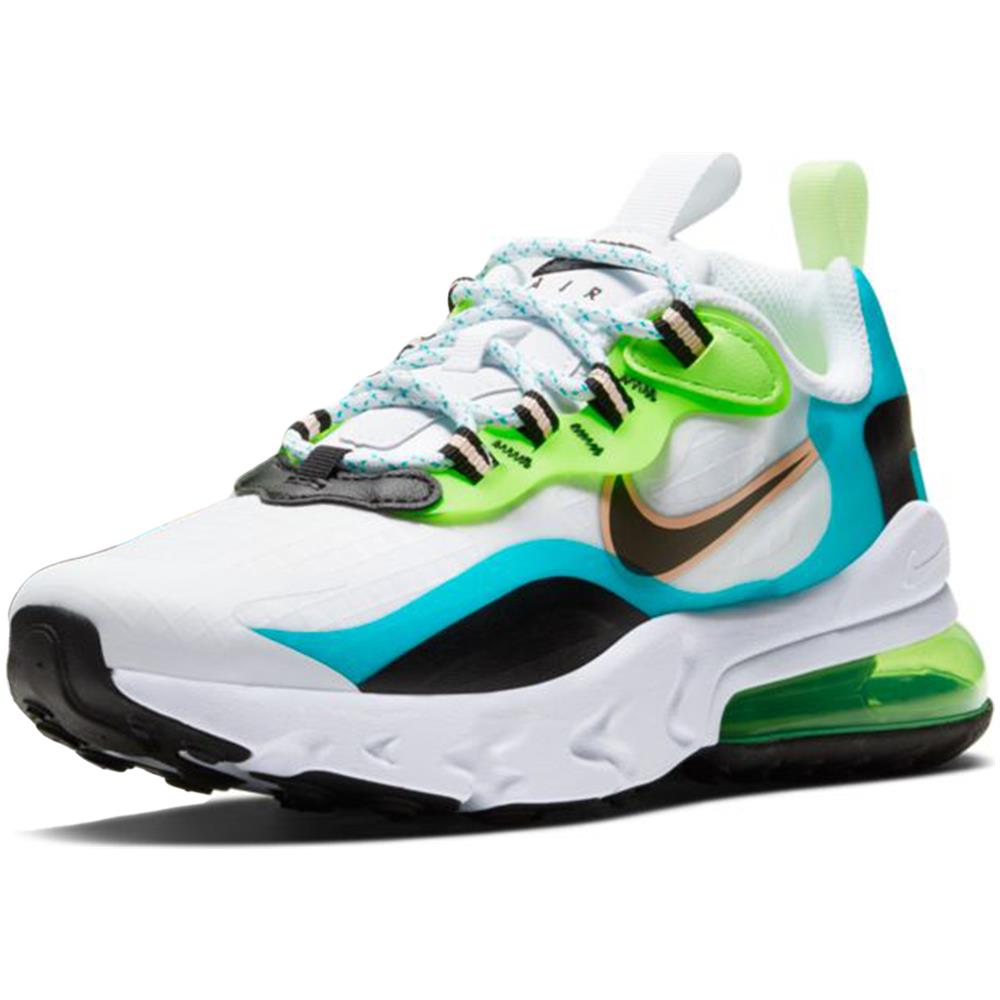 Scarpe Air Max 270 React Se (gs) Taglia 37.5 Codice Cj4060-300 Bianco - Foto 6